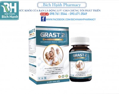 Viên nang mềm Grast 2 - Bổ sung canxi giúp chắc khỏe xương