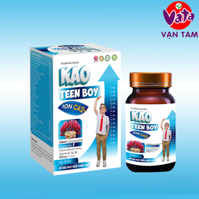 Kao Teen Boy - Bổ sung canxi giúp phát triểu chiều cao cho nam