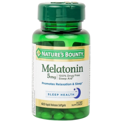 VIÊN UỐNG MELATONIN NATURE'S BOUNTY GIÚP ĐIỀU HÒA GIẤC NGỦ, GIÚP NGỦ SÂU GIẤC (HỘP 60 VIÊN)